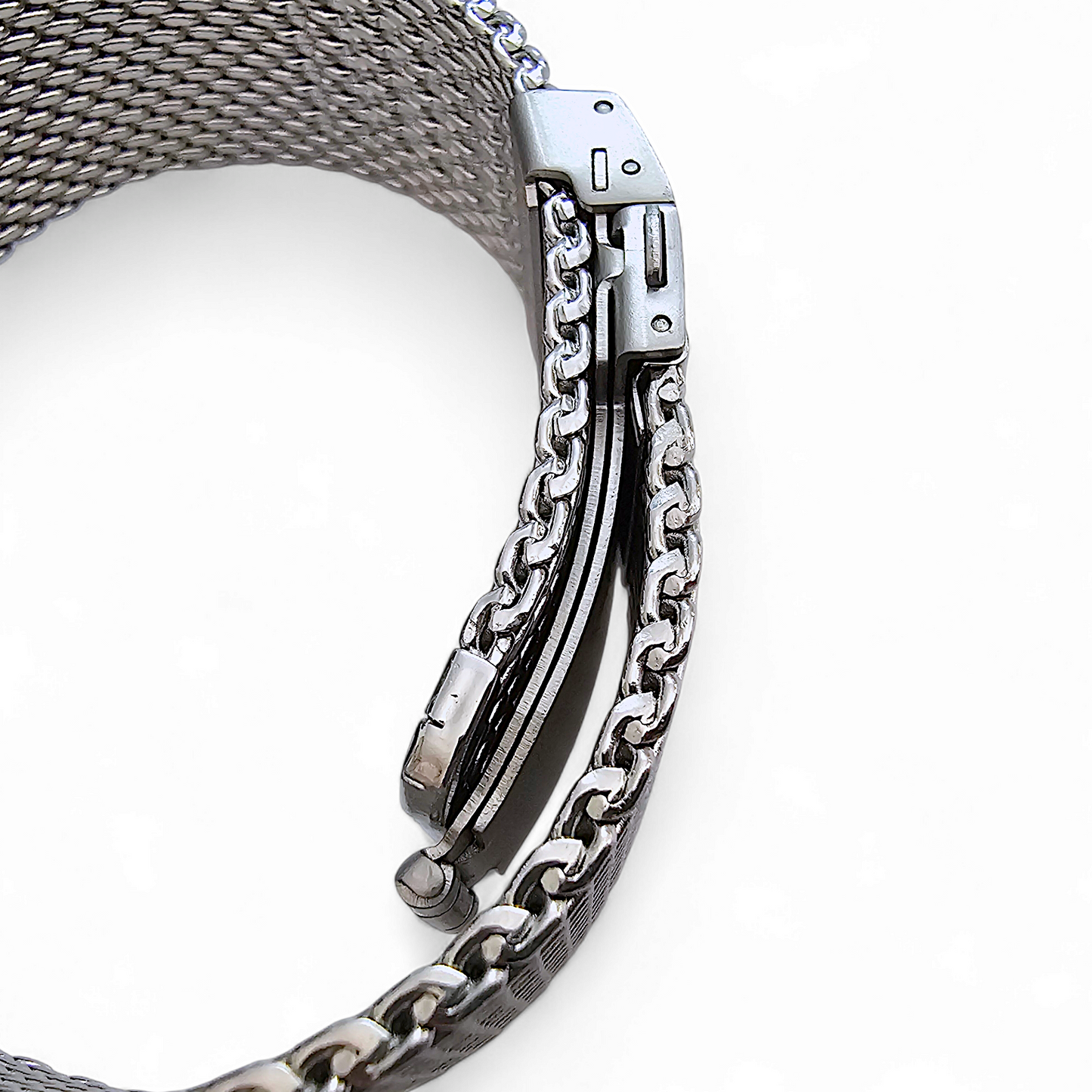 Shark Mesh 2.7mm Thick 316L Steel Bracelet For Apple Watch