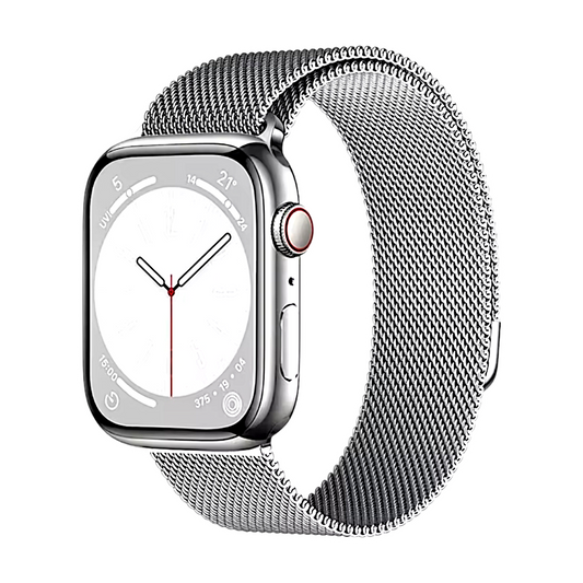 Milanese Mesh Steel Bracelet for Apple Watch Silver