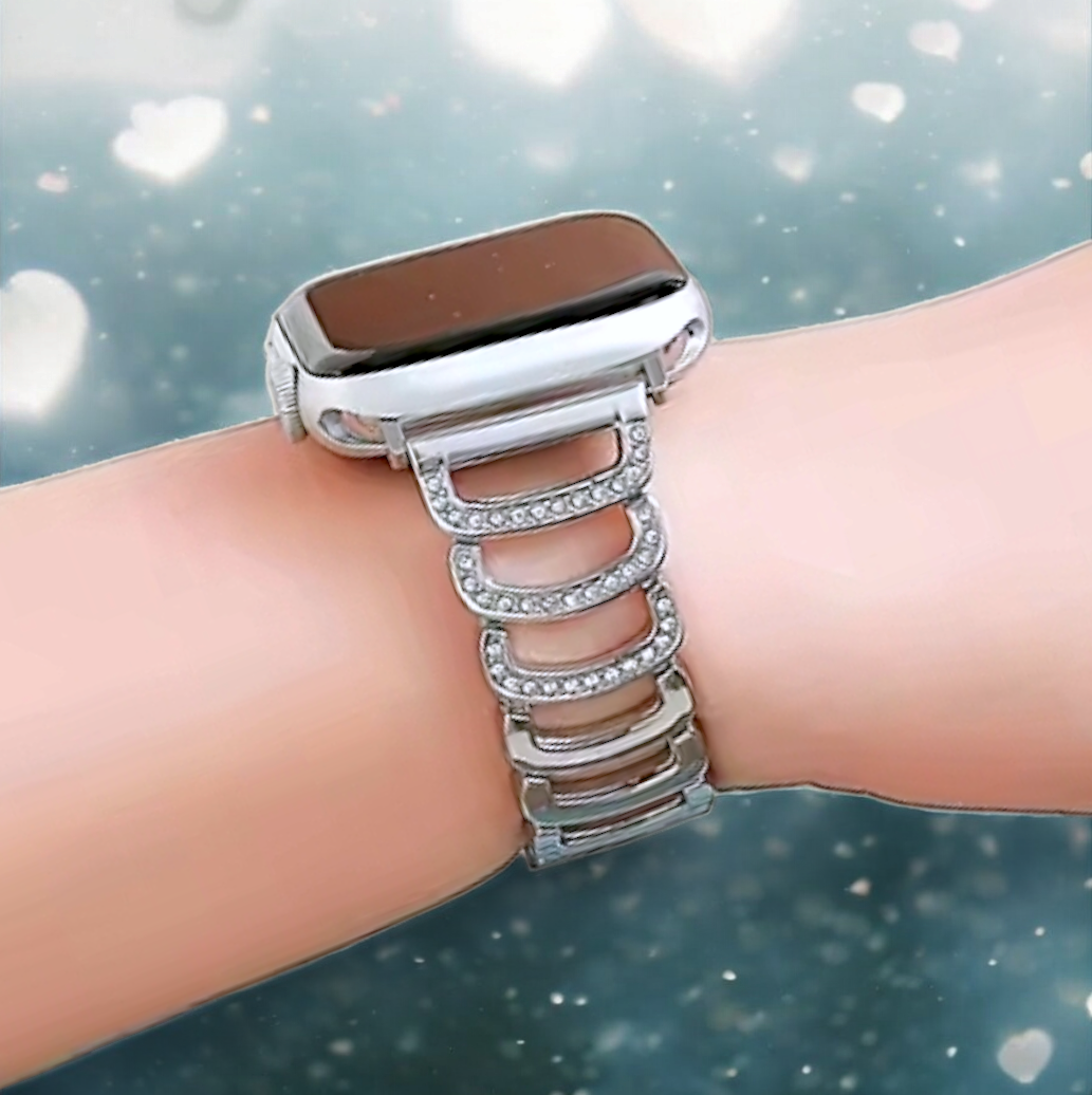 Slinky Links Bracelet for Apple Watch Silver