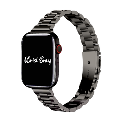 Skinny Oyster Bracelet for Apple Watch Black