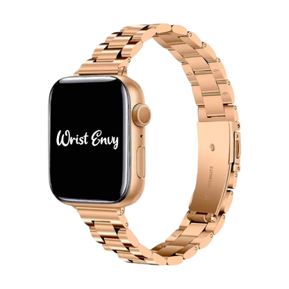 Skinny Oyster Bracelet for Apple Watch Rose Gold