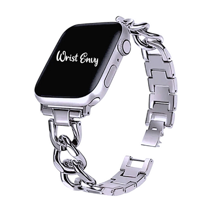 Anchor Chain Link Bracelet for Apple Watch Silver