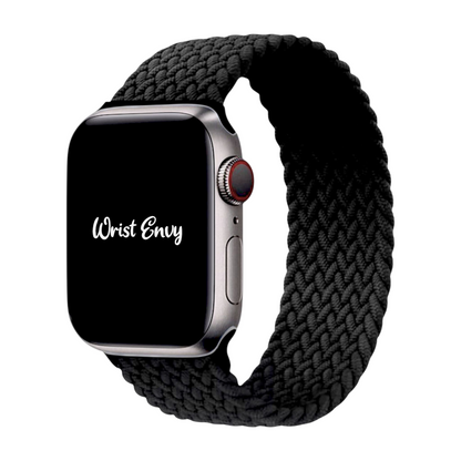 Bracelet de montre tressé réglable de qualité supérieure pour Apple Watch, couleur crème