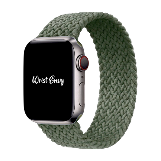 Bracelet de montre tressé réglable de qualité supérieure pour Apple Watch, couleur crème