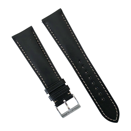 Buttero Leather Strap 20mm 22mm Black