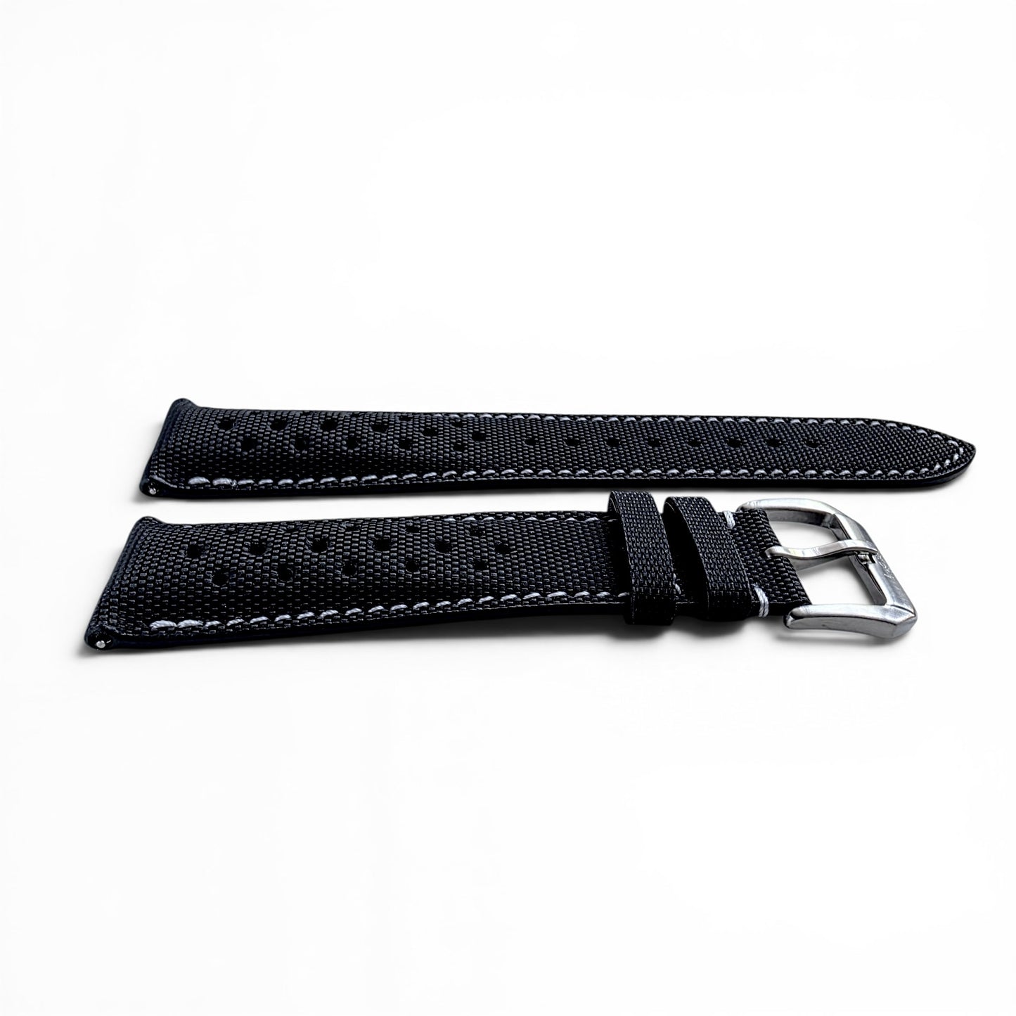 Sailcloth Rally Watch Strap 22mm Black