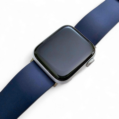 Premium FKM Rubber Watch Strap For Apple Watch Blue