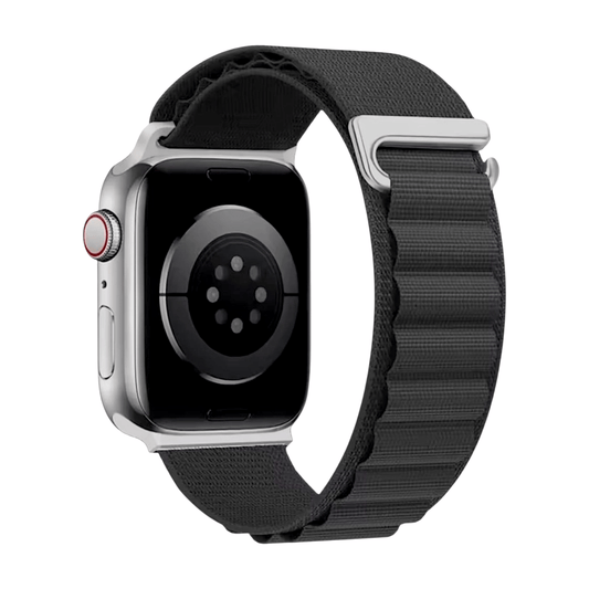 Alpine Loop Watch Strap For Apple Watch Black - Wrist Envy