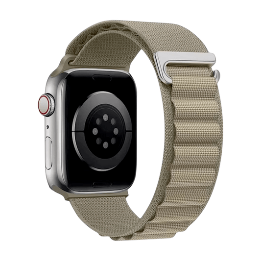 Alpine Loop Watch Strap For Apple Watch Khaki Beige - Wrist Envy