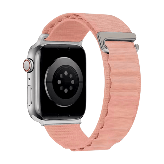 Alpine Loop Watch Strap For Apple Watch Pink - Wrist Envy