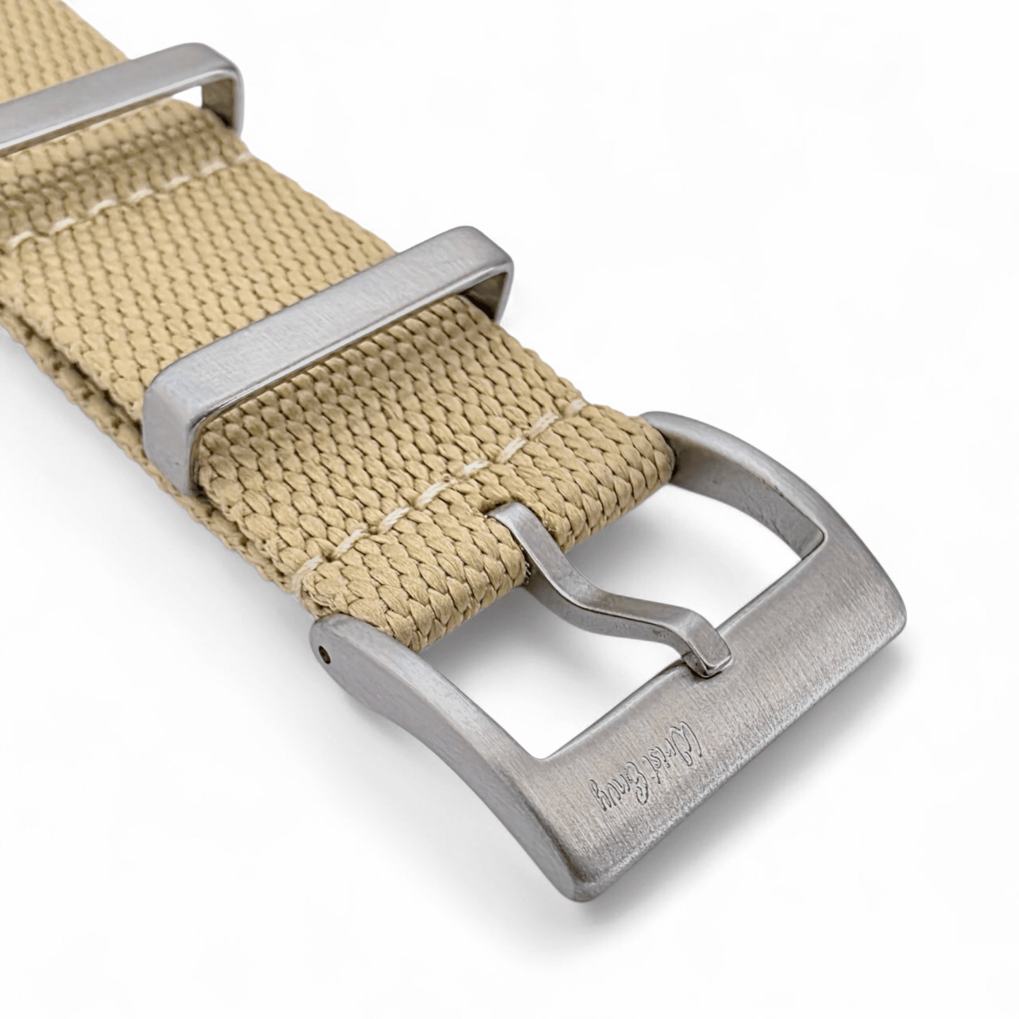 Arbor Hemp Military Watch Strap 20mm 22mm Desert Sand - Wrist Envy