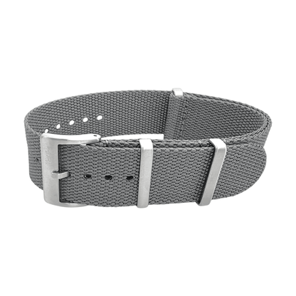 Arbor Hemp Military Watch Strap 20mm 22mm Grey - Wrist Envy