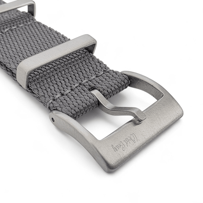 Arbor Hemp Military Watch Strap 20mm 22mm Grey - Wrist Envy