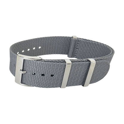 Arbor Hemp Military Watch Strap 20mm 22mm Grey - Wrist Envy