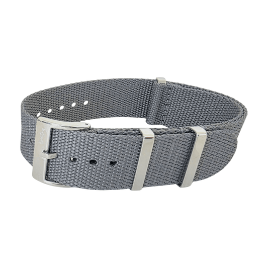Arbor Hemp Military Watch Strap 20mm 22mm Grey - Wrist Envy