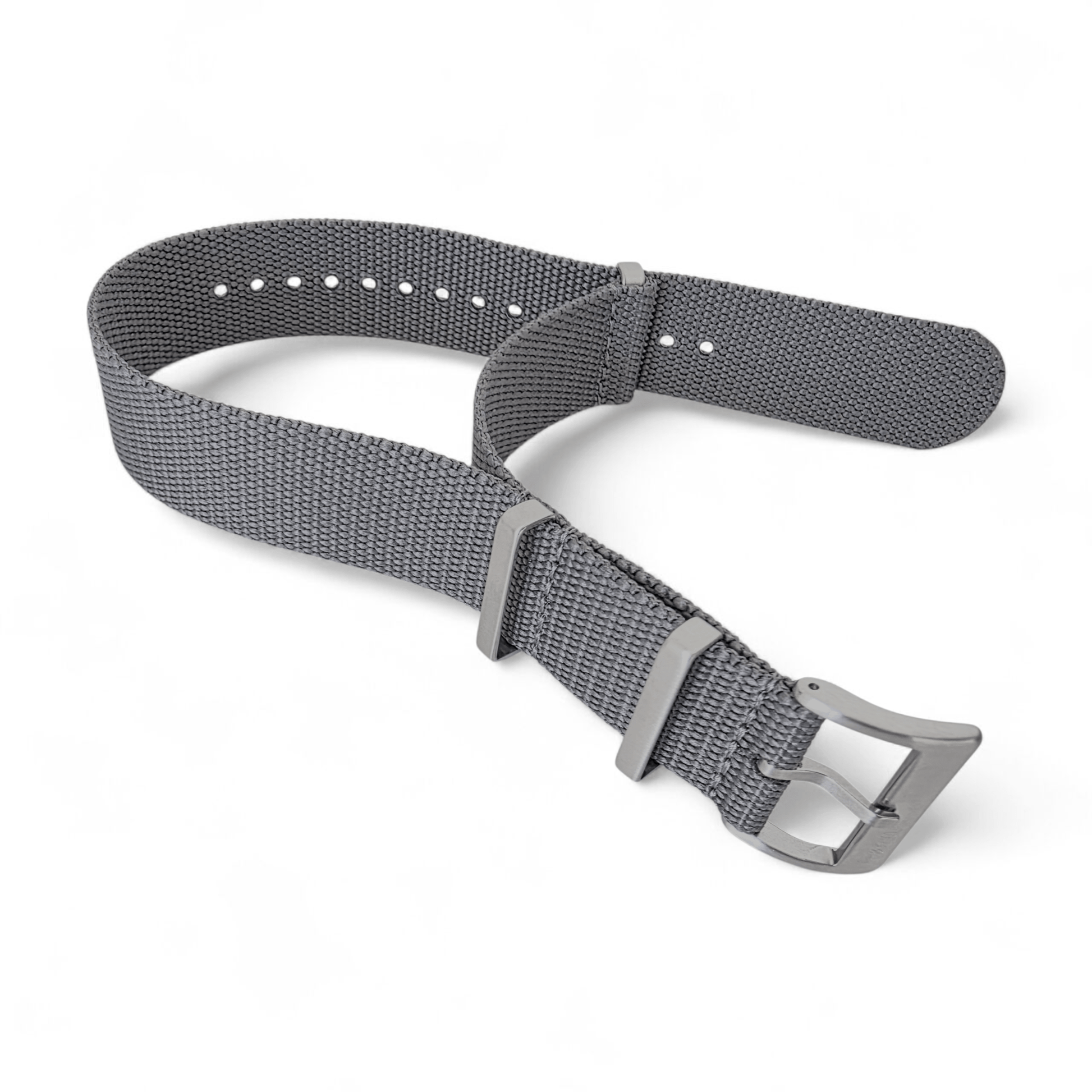 Arbor Hemp Military Watch Strap 20mm 22mm Grey - Wrist Envy