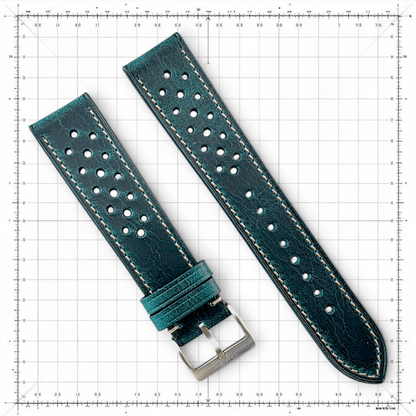 Badalassi Carlo Leather Rally Strap - Custom Made To Order - Wrist Envy