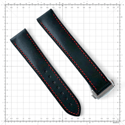 Barenia Leather Deployant Watch Strap Custom Made to Order - Wrist Envy