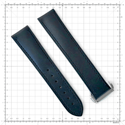 Barenia Leather Deployant Watch Strap Custom Made to Order - Wrist Envy