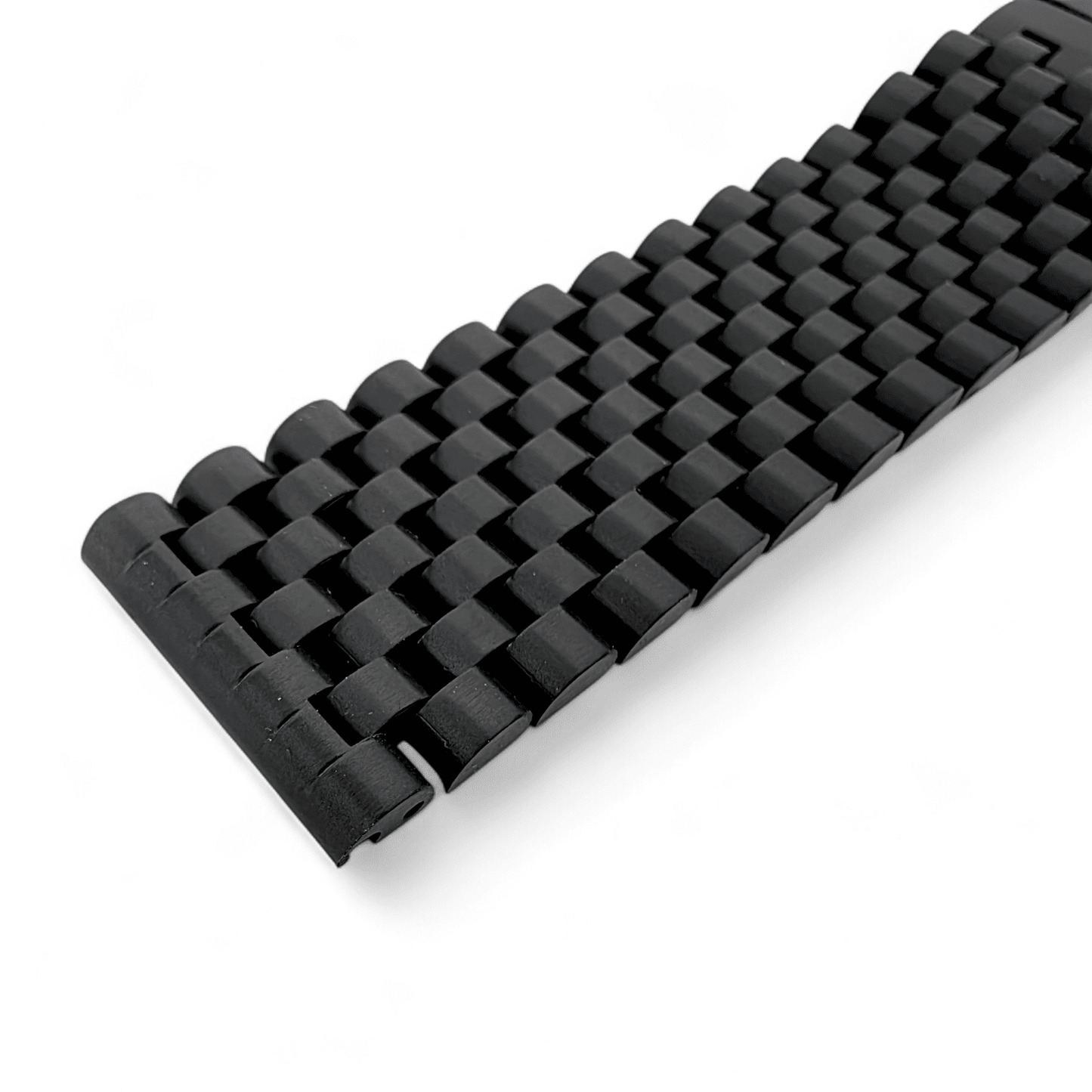 Black PVD Solid 316L Stainless Steel Watch Bracelet 20mm 22mm - Wrist Envy