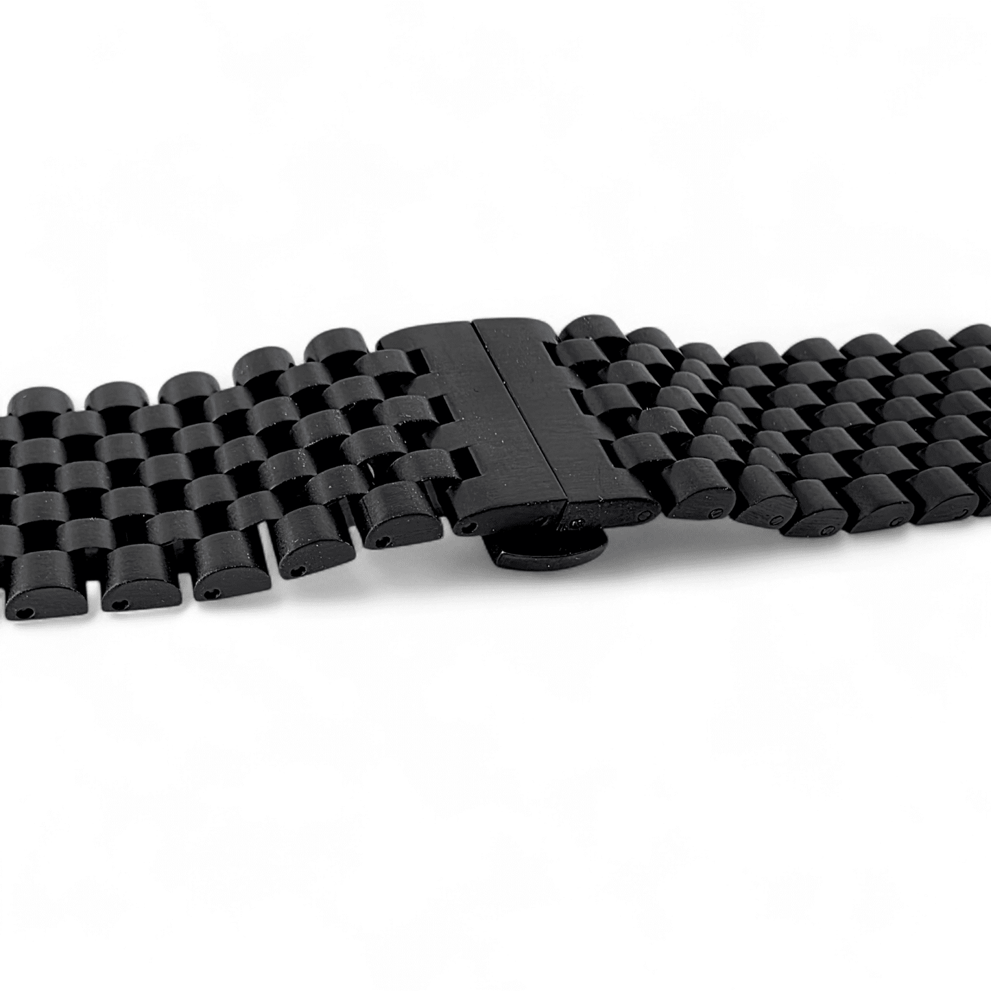 Black PVD Solid 316L Stainless Steel Watch Bracelet 20mm 22mm - Wrist Envy