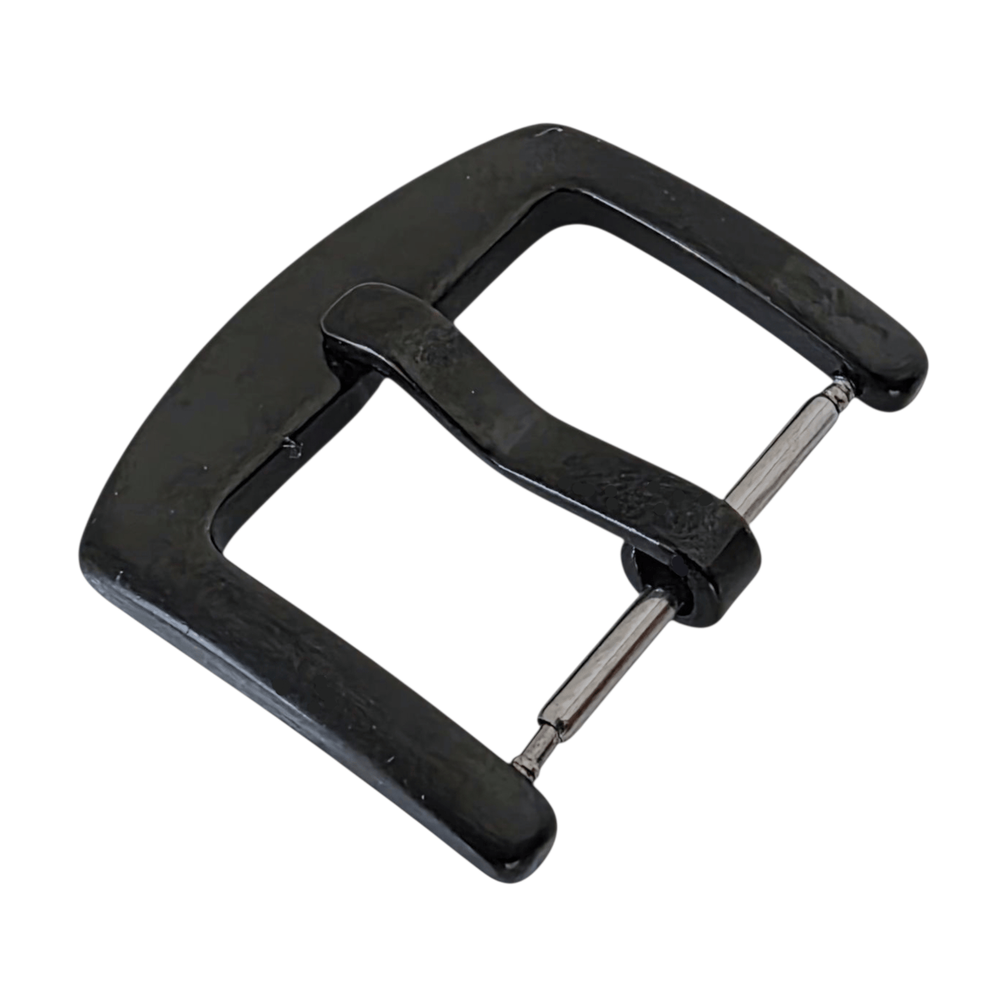 Black PVD Stainless Steel Tang Buckle Curved 18mm 20mm Sports Style - Wrist Envy