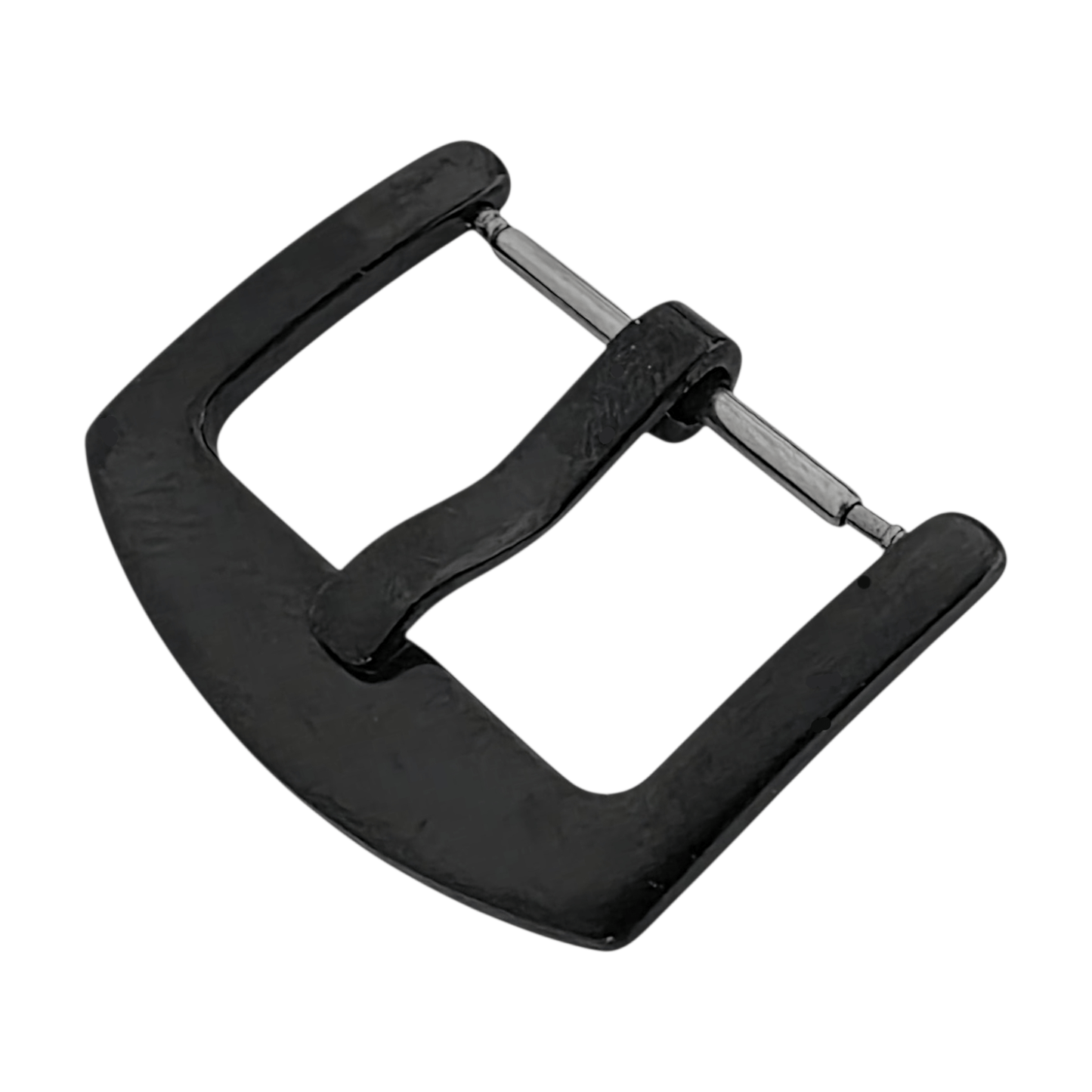 Black PVD Stainless Steel Tang Buckle Curved 18mm 20mm Sports Style - Wrist Envy