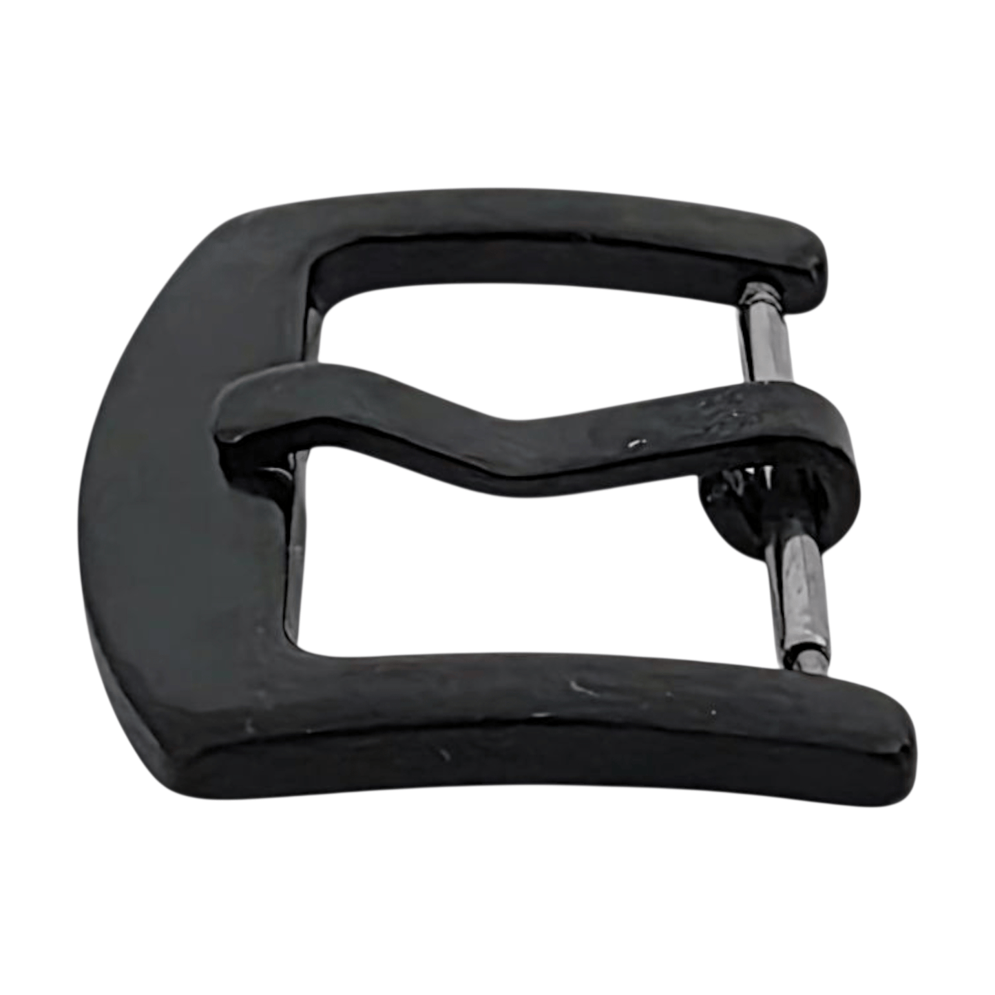 Black PVD Stainless Steel Tang Buckle Curved 18mm 20mm Sports Style - Wrist Envy