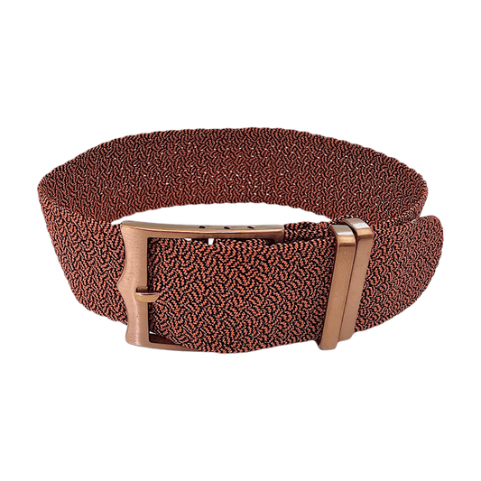 Bronze Buckle Perlon Military Watch Strap Nylon 20mm 22mm - Wrist Envy