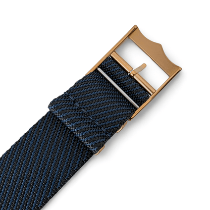 Bronze PVD Buckle Single Pass Watch Strap 20mm 22mm - Wrist Envy