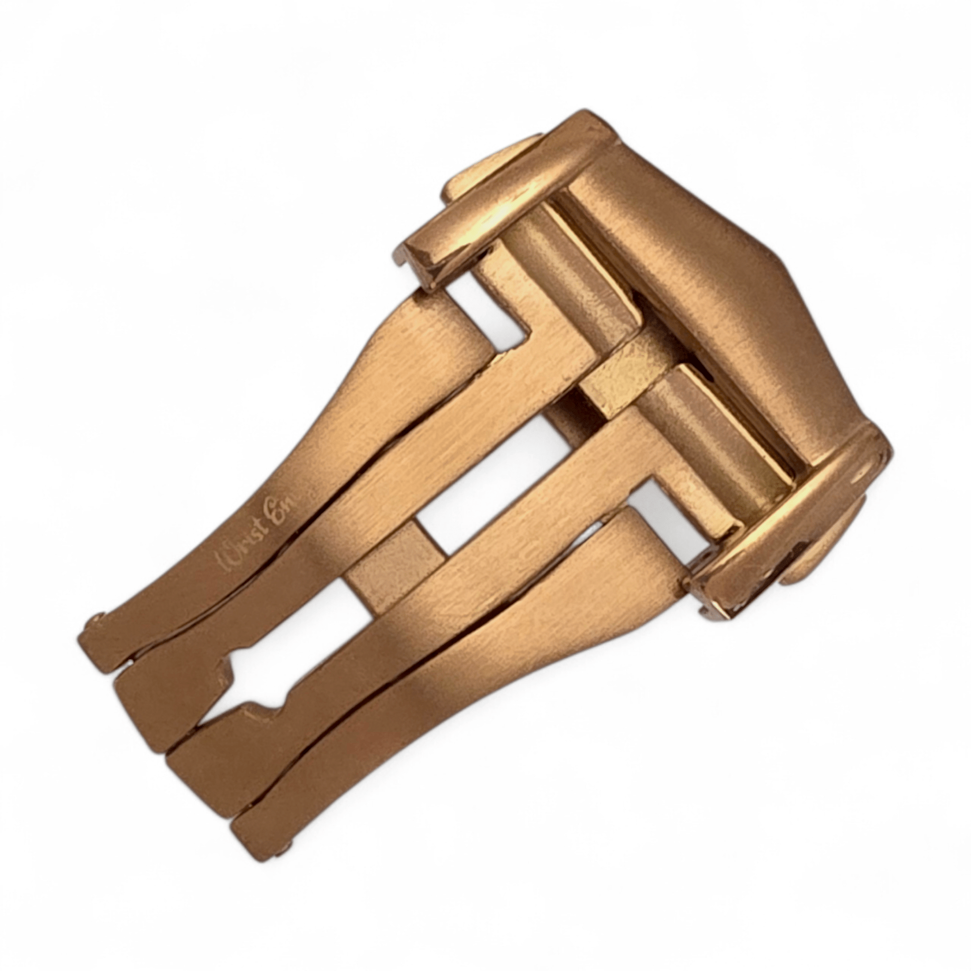 Bronze PVD Deployment Clasp For Watch Strap Pointed Tip 18mm 20mm - Wrist Envy