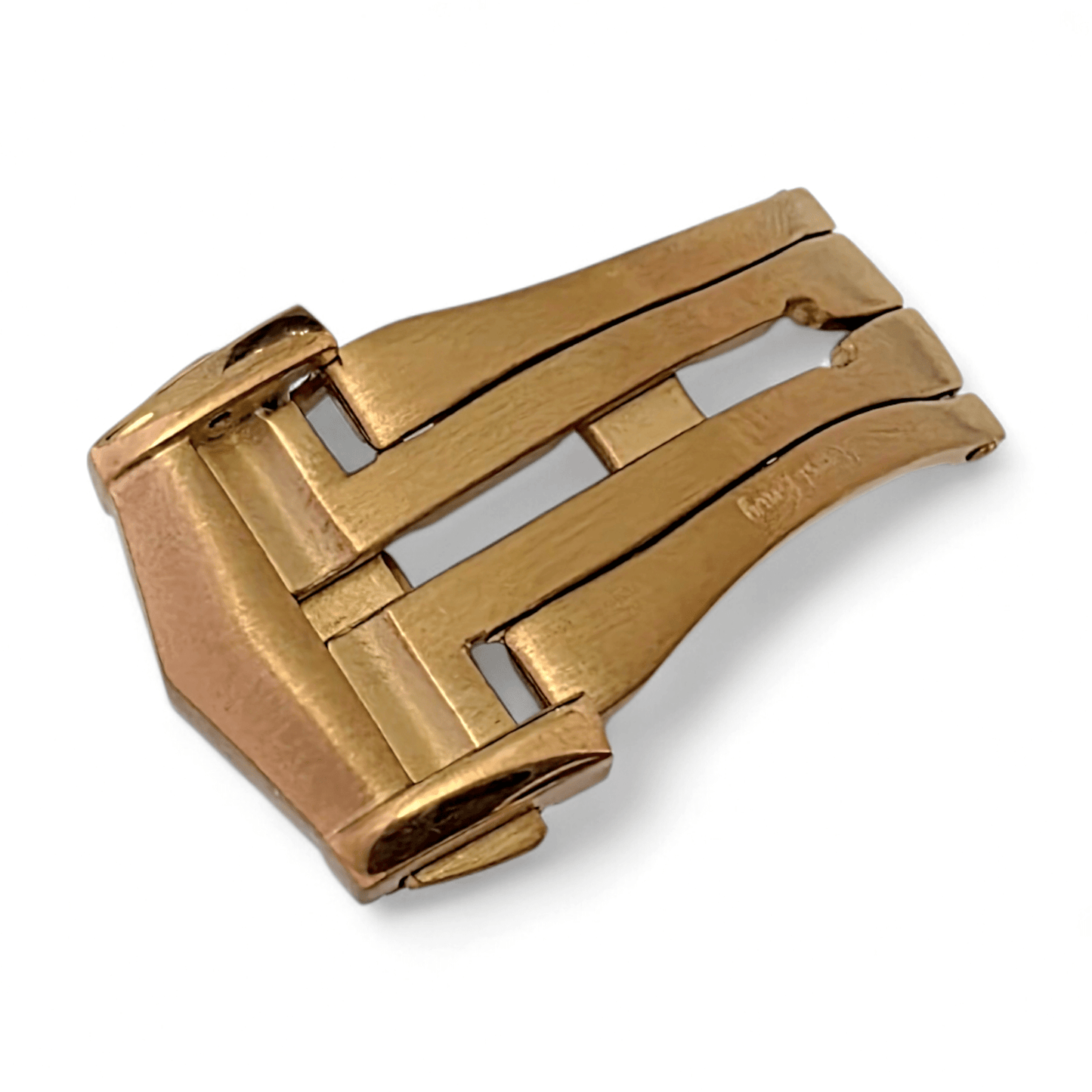 Bronze PVD Deployment Clasp For Watch Strap Pointed Tip 18mm 20mm - Wrist Envy