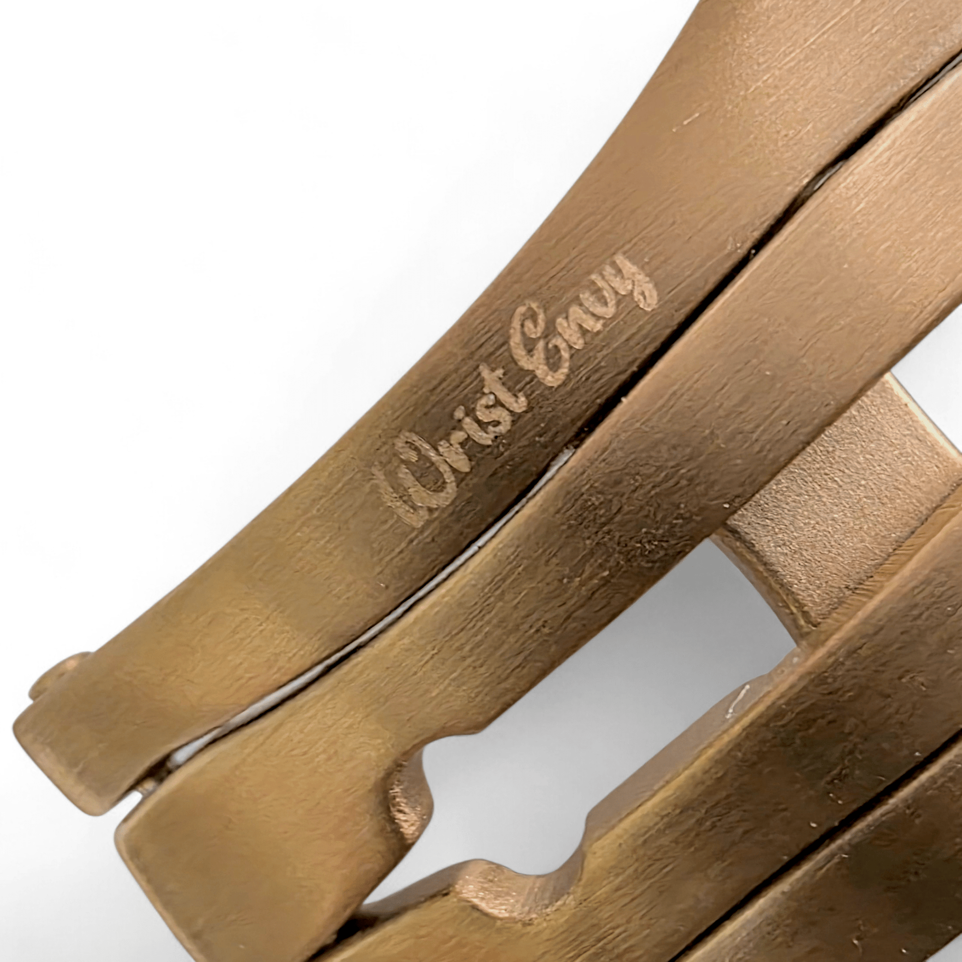 Bronze PVD Deployment Clasp For Watch Strap Pointed Tip 18mm 20mm - Wrist Envy