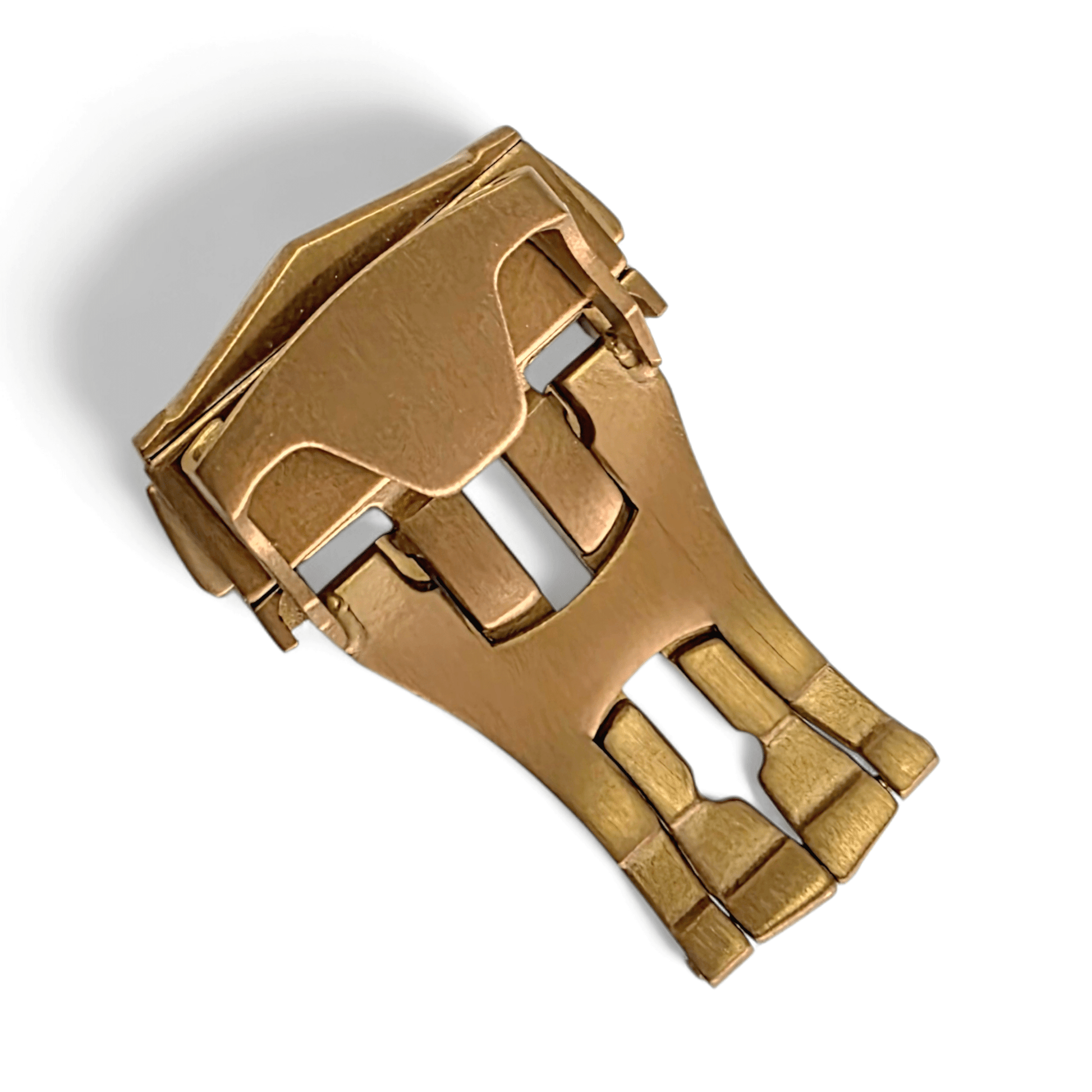 Bronze PVD Deployment Clasp For Watch Strap Pointed Tip 18mm 20mm - Wrist Envy