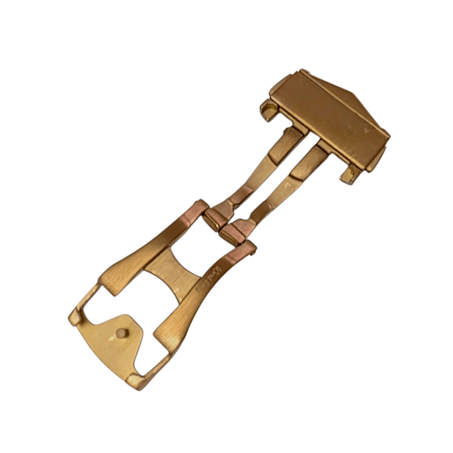 Bronze PVD Deployment Clasp For Watch Strap Pointed Tip 18mm 20mm - Wrist Envy