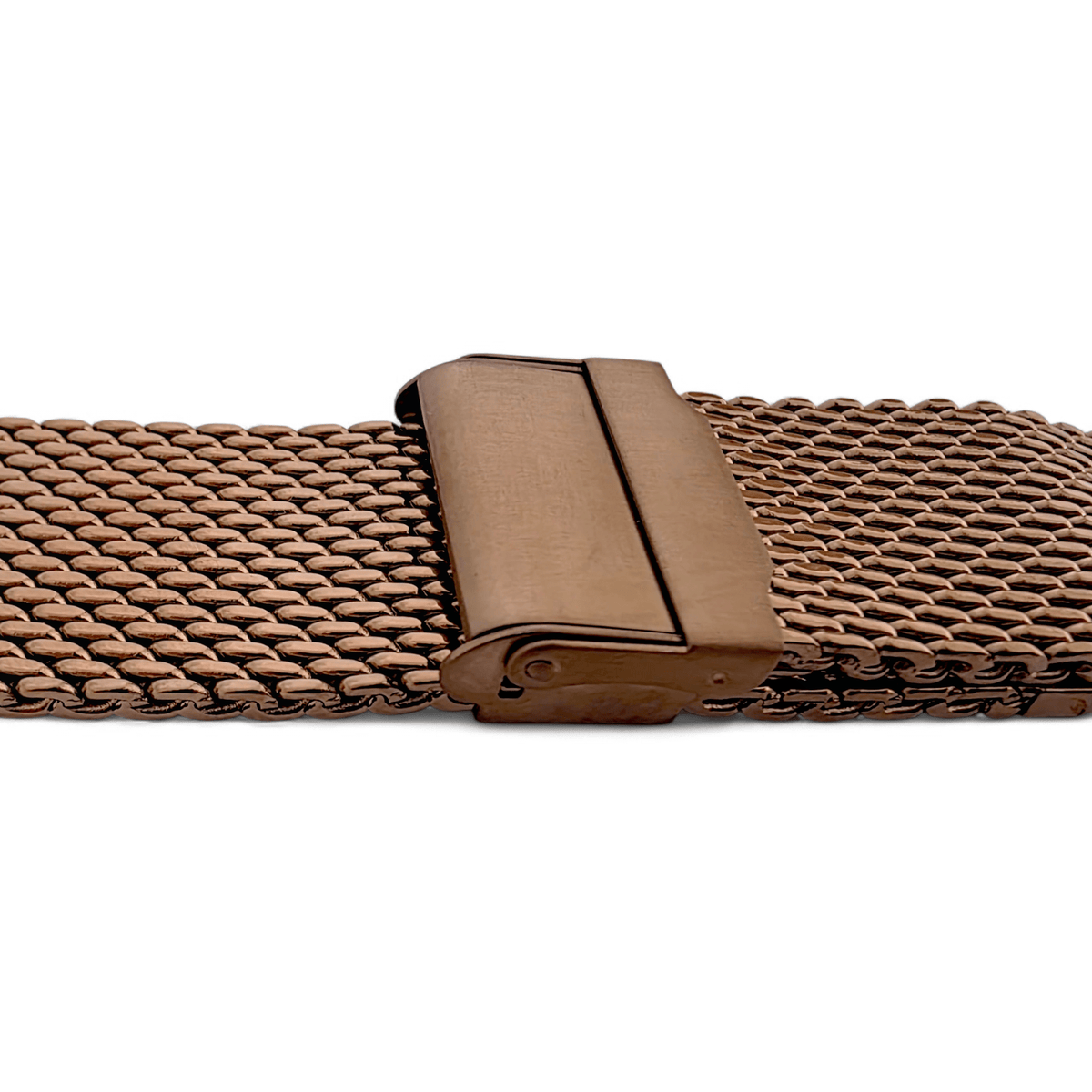 Bronze PVD High Quality Shark Mesh 2.7mm Thick Watch Strap Band 20 mm 22 mm UK - Wrist Envy