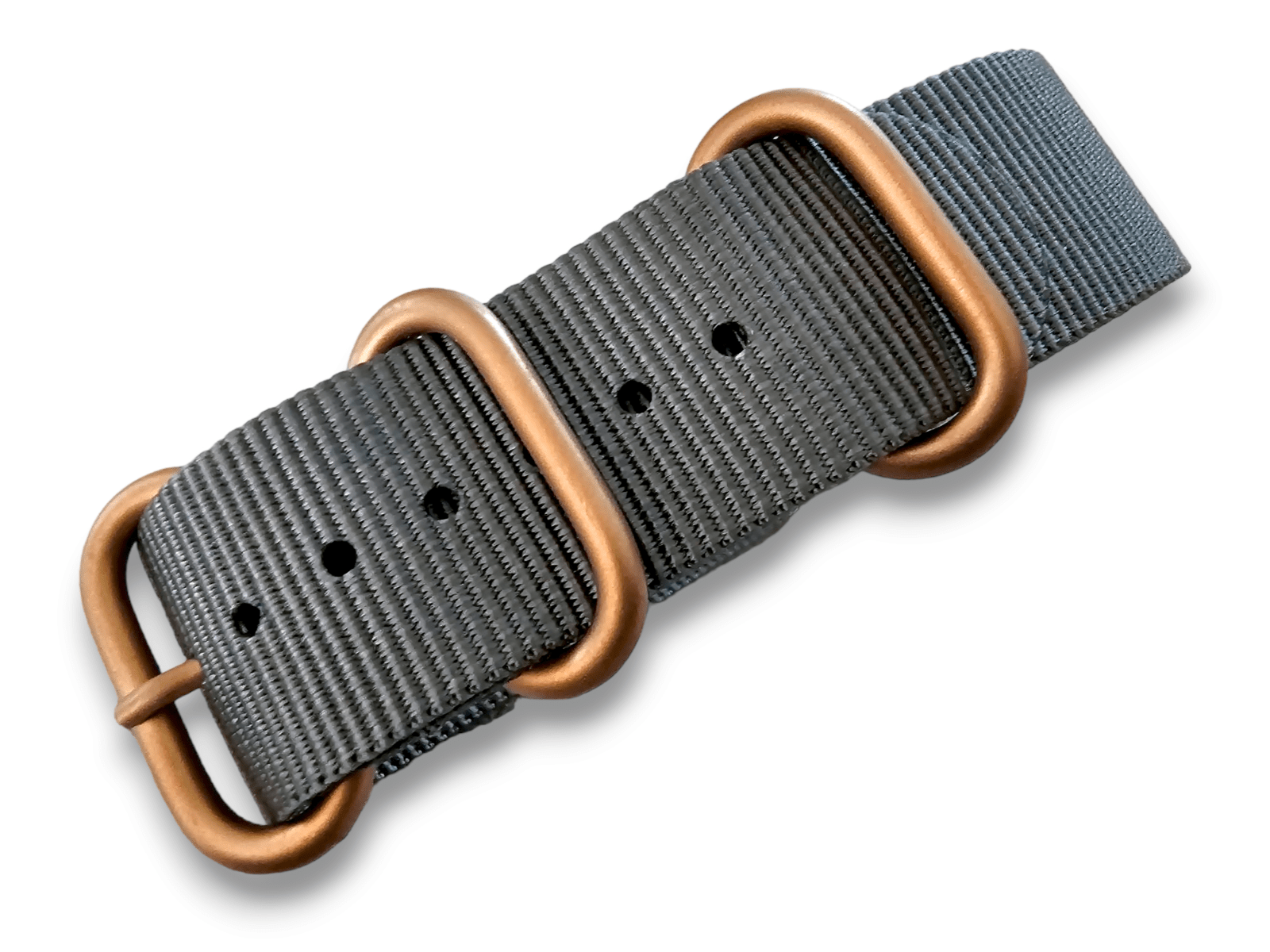 Bronze PVD Nylon Watch Strap Band 20mm 22mm - Wrist Envy