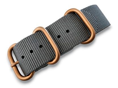 Bronze PVD Nylon Watch Strap Band 20mm 22mm - Wrist Envy