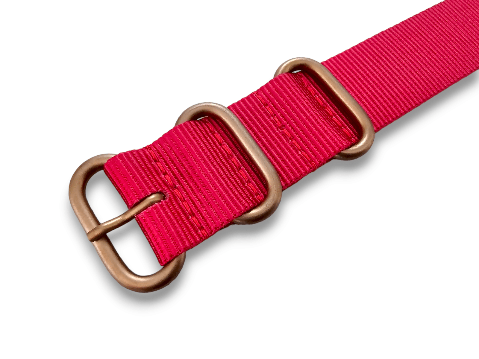 Bronze PVD Nylon Watch Strap Band 20mm 22mm - Wrist Envy