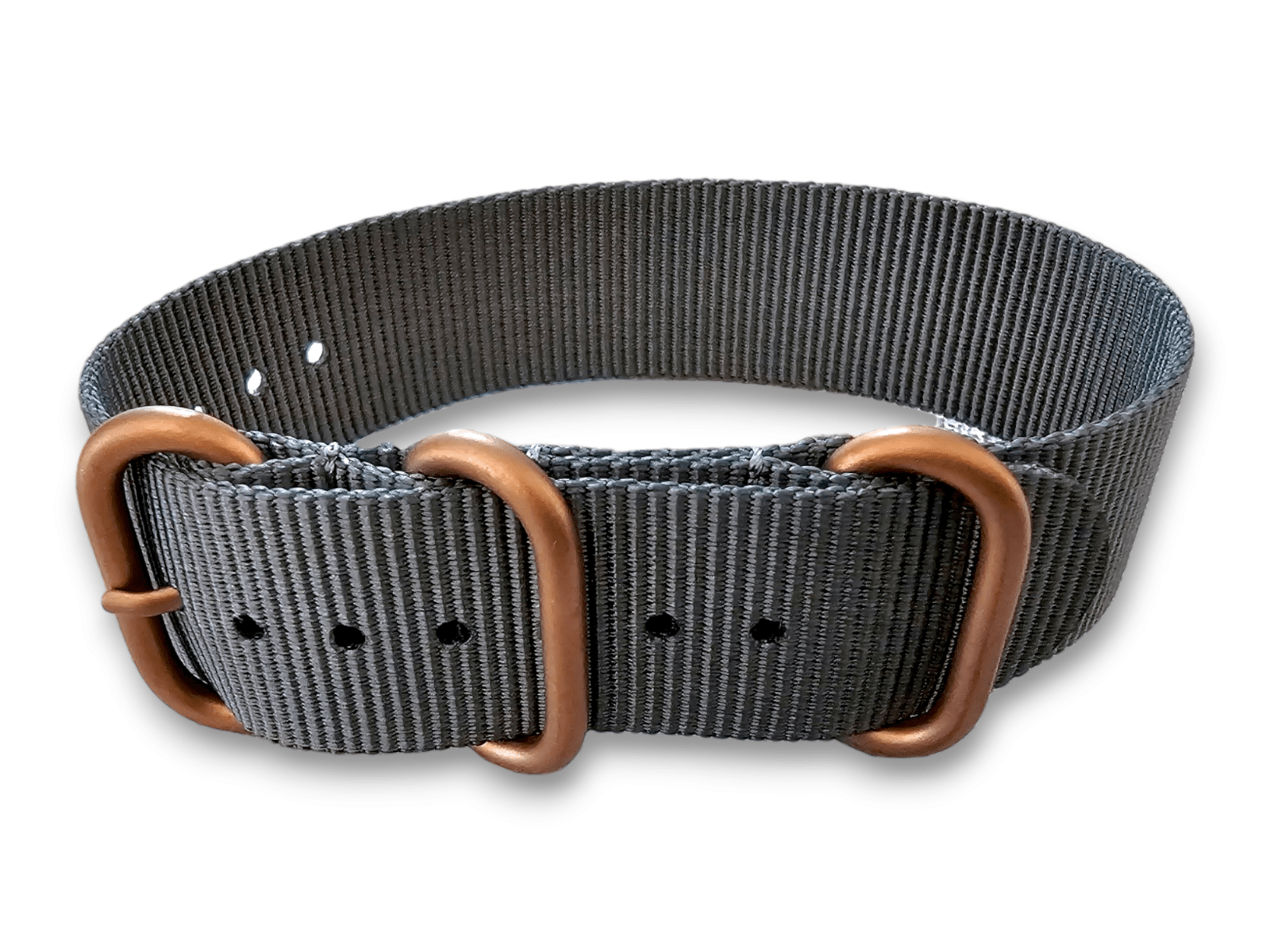 Bronze PVD Nylon Watch Strap Band 20mm 22mm - Wrist Envy