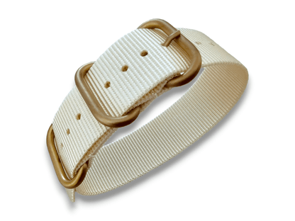 Bronze PVD Nylon Watch Strap Band 20mm 22mm - Wrist Envy
