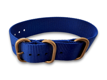 Bronze PVD Nylon Watch Strap Band 20mm 22mm - Wrist Envy