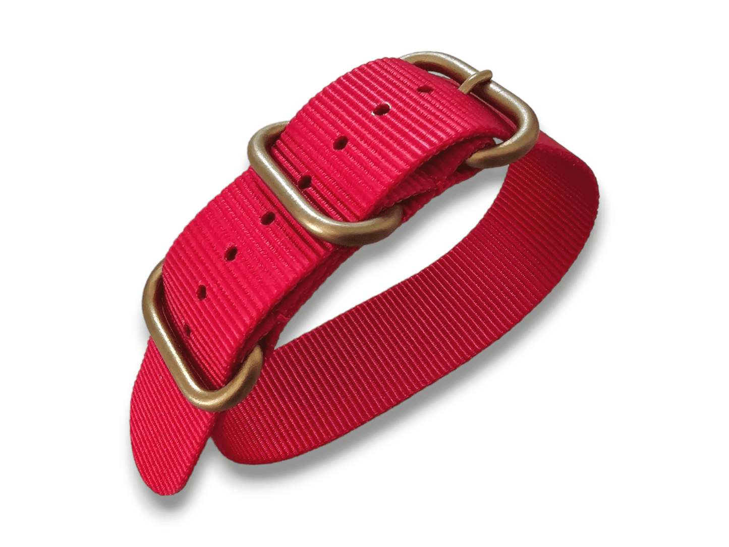 Bronze PVD Nylon Watch Strap Band 20mm 22mm - Wrist Envy