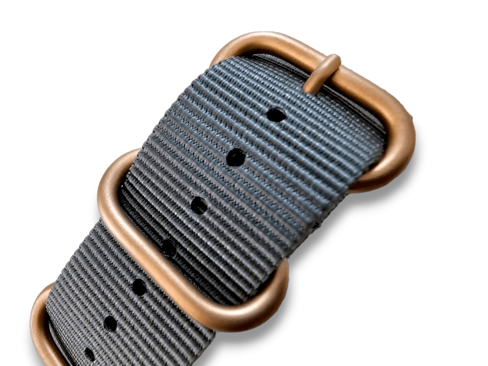 Bronze PVD Nylon Watch Strap Band 20mm 22mm - Wrist Envy