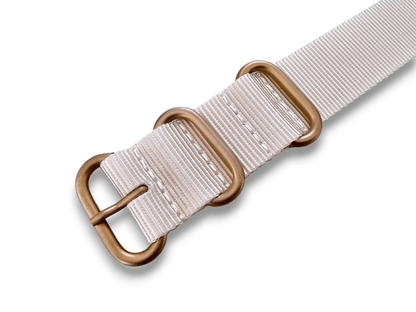 Bronze PVD Nylon Watch Strap Band 20mm 22mm - Wrist Envy