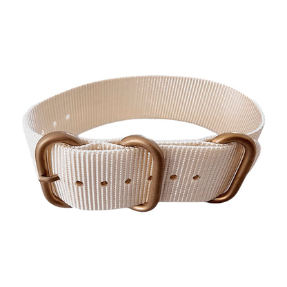 Bronze PVD Nylon Watch Strap Band 20mm 22mm - Wrist Envy