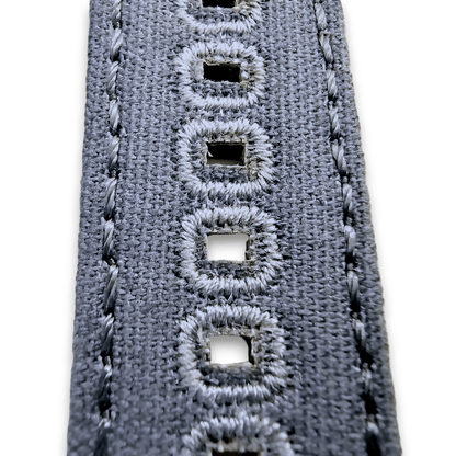 Canvas Watch Strap 22mm Grey - Wrist Envy