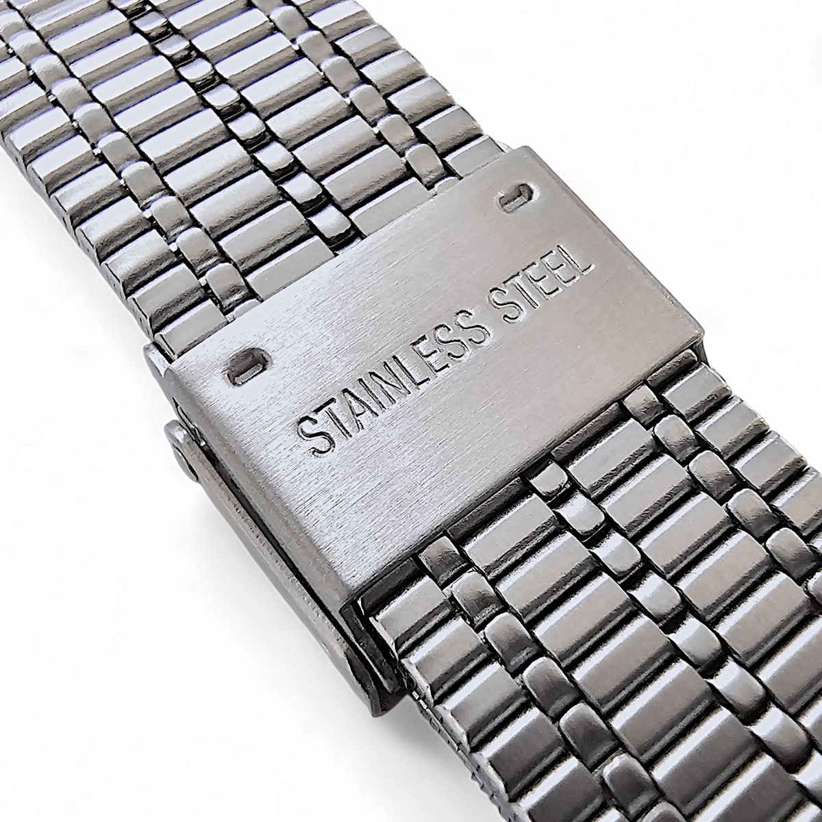 Classic Vintage Retro Mesh Bracelet 316L Stainless Steel Watch Strap 18 20 22 mm - Wrist Envy