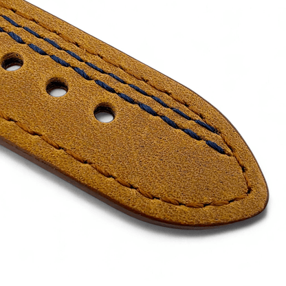 Crazy Horse Leather Watch Strap For Apple Iwatch Brown - Wrist Envy