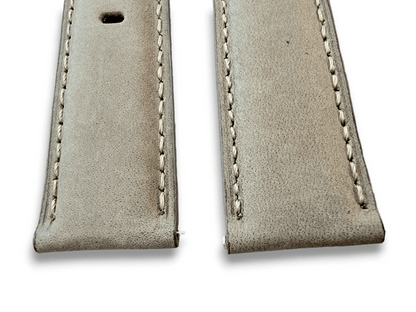 Crazy Horse Vintage Leather Watch Strap Band Quick Release Two Piece 20mm 22mm - Wrist Envy